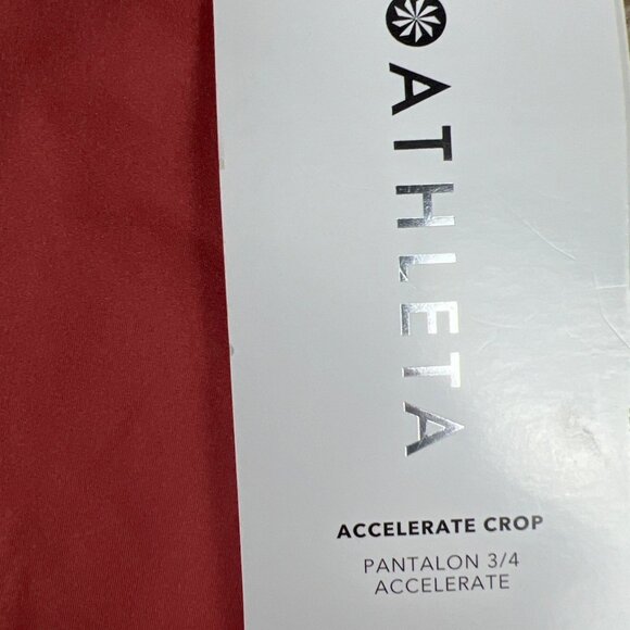 Athleta Accelerated Crop Pant Muted Red Size XS - Picture 7 of 7